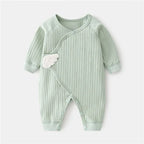 Cotton Newborn Baby Girl Boy Romper Print Infant Jumpsuit Casual New born Clothes For Girls Boys Spring Autumn Clothing New 0-6M