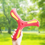 Children Boomerang Soft Three-leaf Cross Outdoor Toy Flying Disc Adult-kids Interactive Sports Toy for Puzzle Decompression Gift