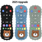 Baby Remote Control Teether – Silicone Pacifier Bracelet, Anti-Biting Gloves & Teething Stick for Infants