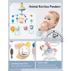 Musical Baby Crib Mobile with Lights Music Projection for Infants Remote Control Crib Toys for Newborn Baby Mobile for Crib Toys