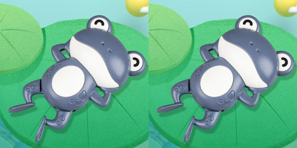 Clockwork Swim Frog Bath Toy | Toddler Bath Time Fun
