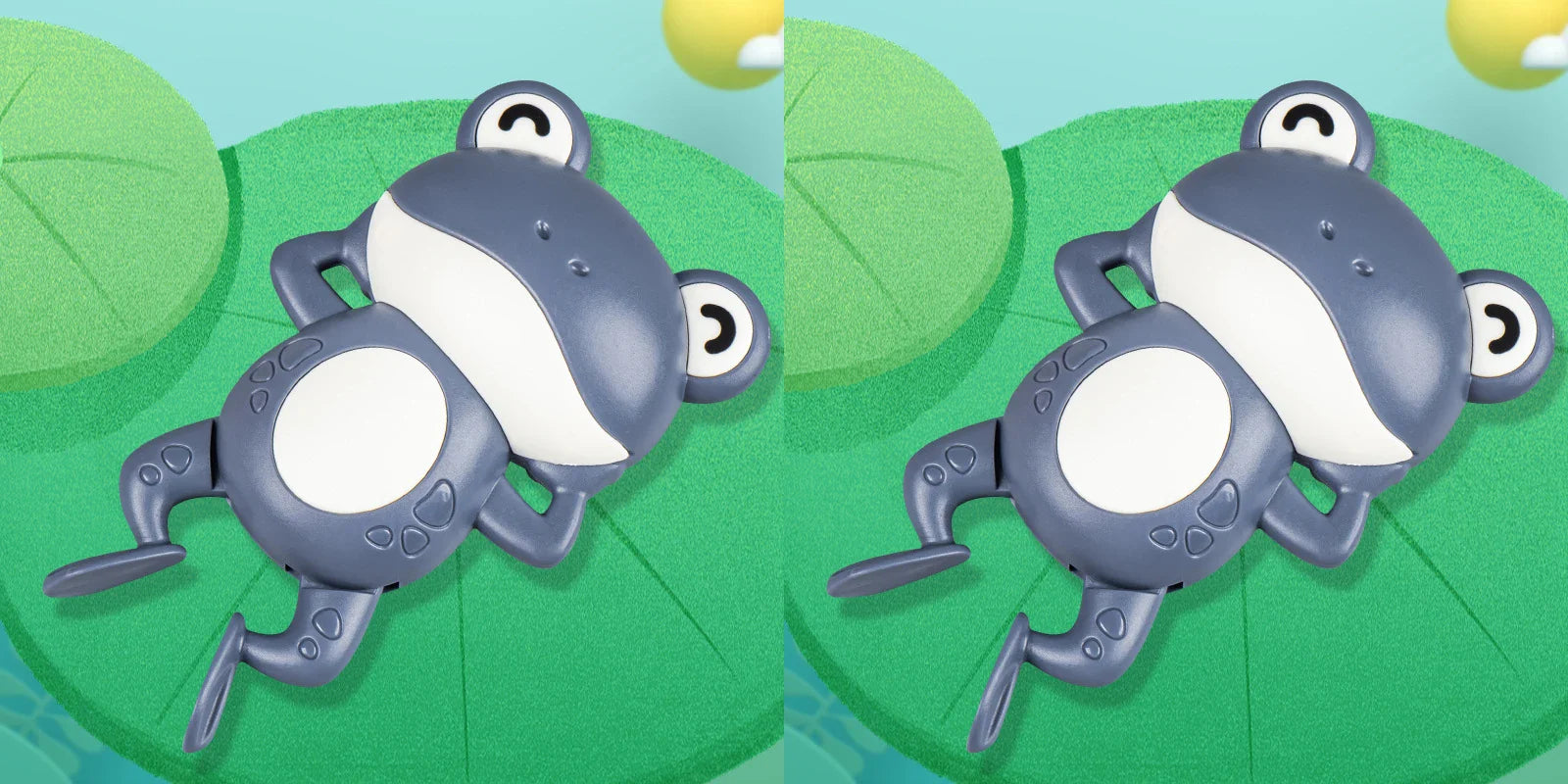 Clockwork Swim Frog Bath Toy | Toddler Bath Time Fun