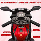 6V Kids Motorcycle, Electric Ride On Car Toy with Training Wheels,Headlight, Horn & Music for Toddlers Boys Girls Ages 3-6 Years
