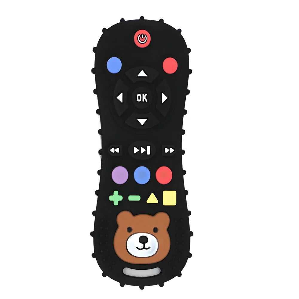 Baby Remote Control Teether – Silicone Pacifier Bracelet, Anti-Biting Gloves & Teething Stick for Infants