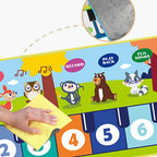 Piano Mat for Kids 80*30cm Toddlers Floor Keyboard Dance Mat Play Musical Carpet Music Instrument Toys Toddlers Girl Boy Gift