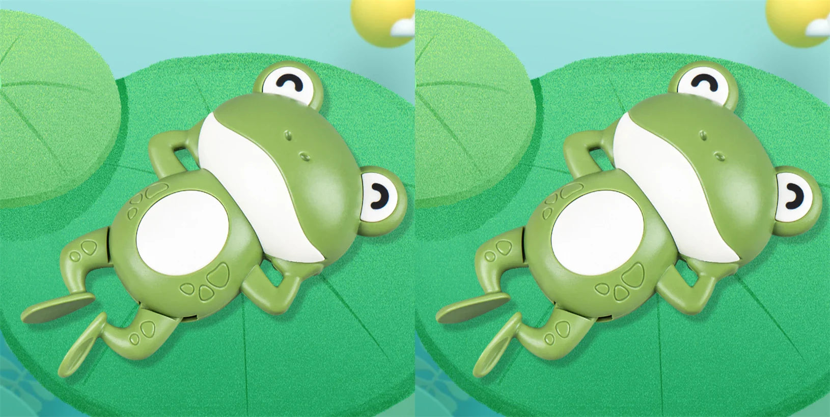 Clockwork Swim Frog Bath Toy | Toddler Bath Time Fun