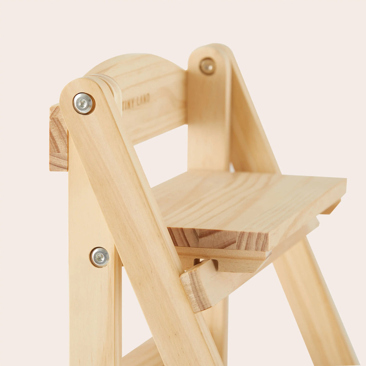 Tiny Land® Play Kitchen Accessories – Food Storage: Versatile Wooden Rack for Play Food