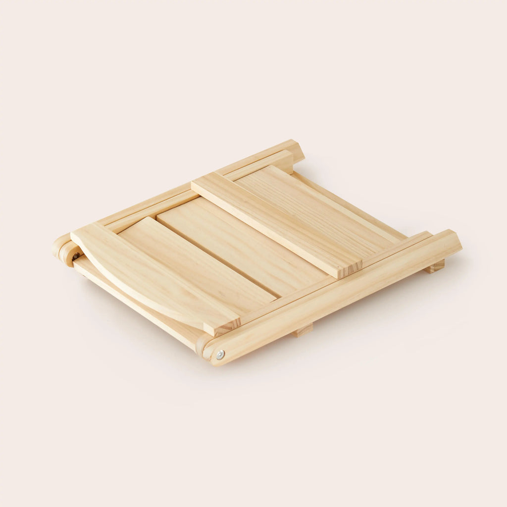 Tiny Land® Play Kitchen Accessories – Food Storage: Versatile Wooden Rack for Play Food