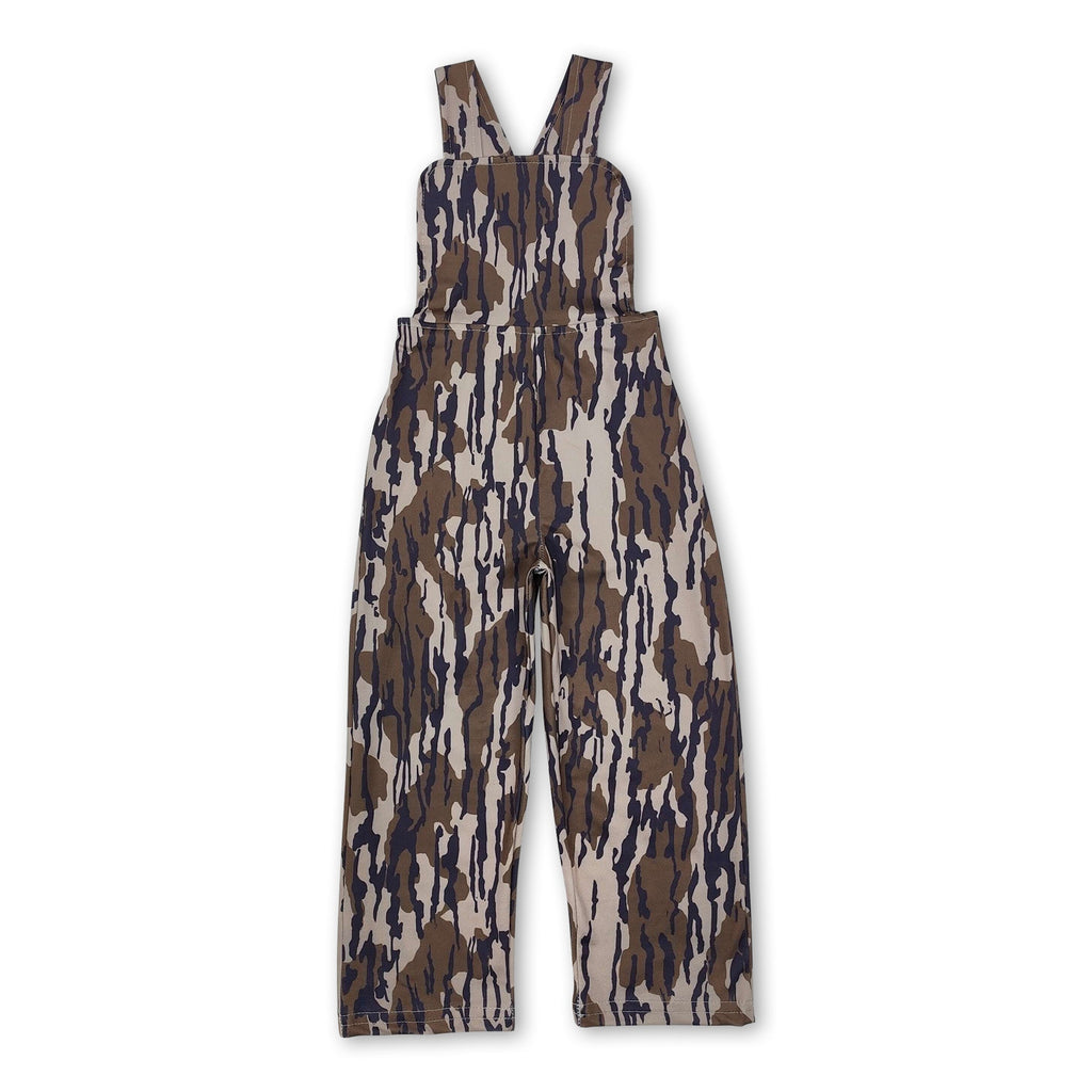 Straps camo baby boys hunting overalls