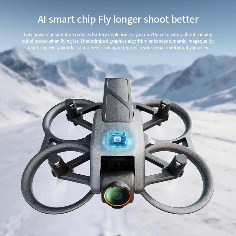 Lenovo A30 PRO Racing Foldable Drone 4K HD Camera Full Surround Guardrail Optical Flow RC Quadcopter Aerial Shoot