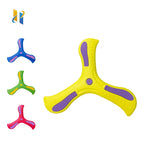 Children Boomerang Soft Three-leaf Cross Outdoor Toy Flying Disc Adult-kids Interactive Sports Toy for Puzzle Decompression Gift
