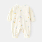 Cotton Newborn Baby Girl Boy Romper Print Infant Jumpsuit Casual New born Clothes For Girls Boys Spring Autumn Clothing New 0-6M