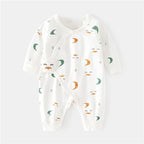 Cotton Newborn Baby Girl Boy Romper Print Infant Jumpsuit Casual New born Clothes For Girls Boys Spring Autumn Clothing New 0-6M