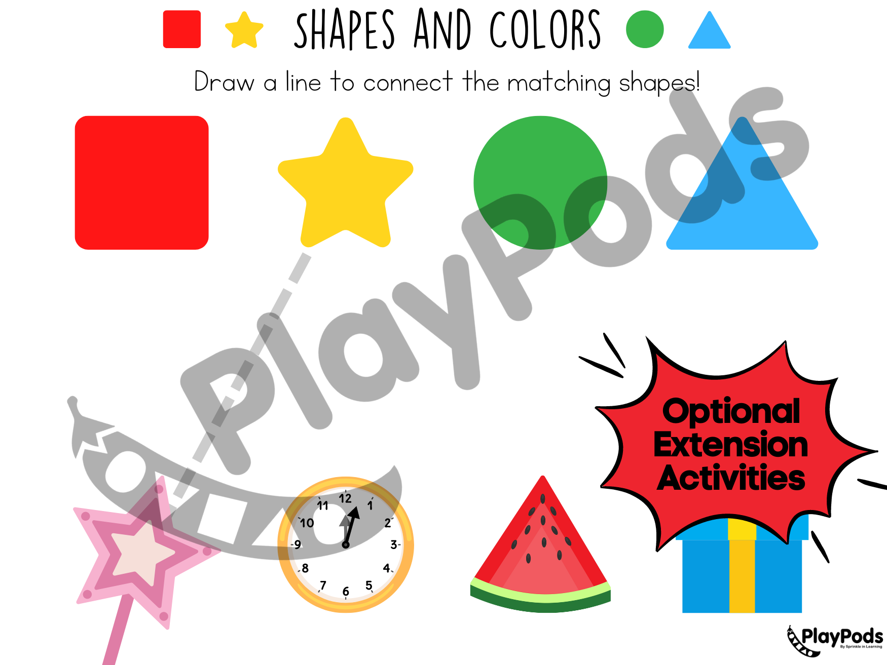 PlayPods | Shapes and Colors | Toddler Activity