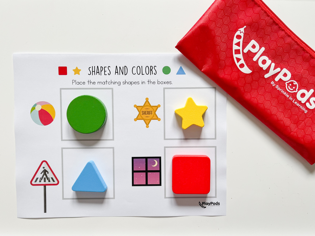 PlayPods | Shapes and Colors | Toddler Activity