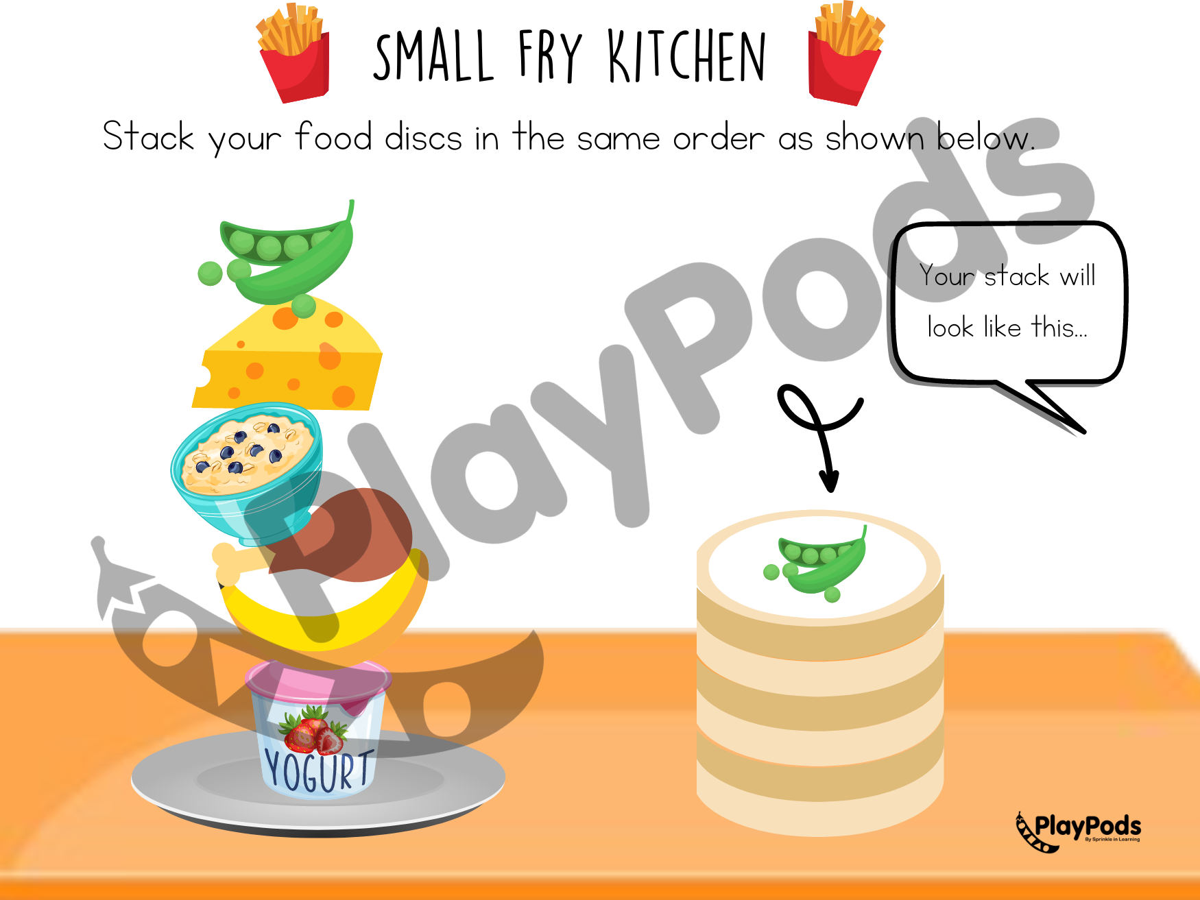 PlayPods | Small Fry Kitchen | Toddler Activity