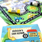 Toy Car Mat with Cars - All-in-One Travel Play Set