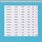 Academia Word Magnets