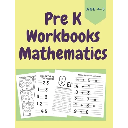 PreK Workbooks Age 4-5 Mathematics: Homeschool Math Workbook for Toddlers - Paperback