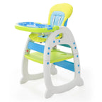 TOBBI & NYEEKOY 3-in-1 Convertible Toddler Highchair with Table