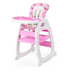 TOBBI & NYEEKOY 3-in-1 Convertible Toddler Highchair with Table