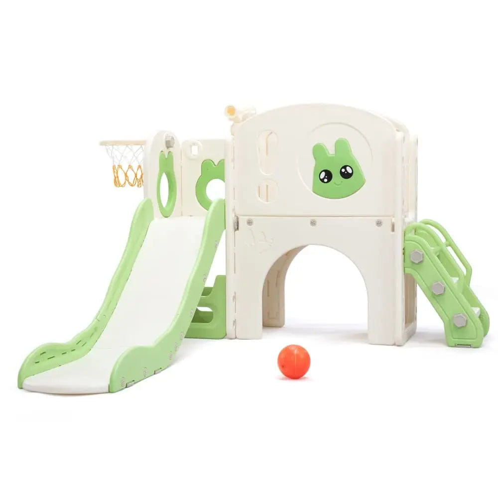 TOBBI & NYEEKOY 8-in-1 Toddler Slide Climber Set