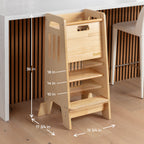 Standing Toddler Tower with Sliding Safety Door
