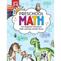 Preschool Math: Fun Beginner Preschool Math Learning Activity Workbook: For Toddlers Ages 2-4, Educational Pre k with Number Tracing, Matching, For Ki - Paperback
