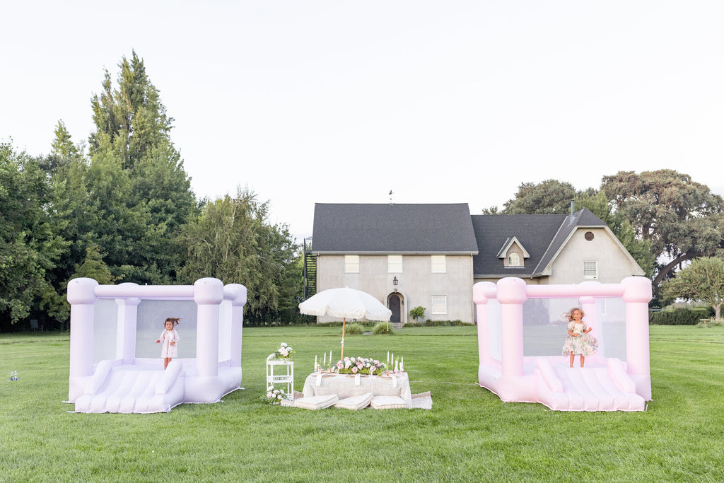 Mini Mila - Pastel Pink Bounce House