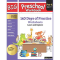 Big Preschool Workbook Ages 3 - 5: 140+ Days of PreK Curriculum Activities, Pre K Prep Learning Resources for 3 Year Olds, Educational Pre School Book - Paperback