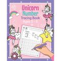 Unicorn Number Tracing Book Ages 3 - 5: Trace Numbers Practice Book for Preschoolers Magical Math Learning Workbook for Kindergarten and Pre K Girls - Paperback