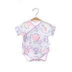 Simple Cartoon Print Summer Baby Rompers Girls Clothing