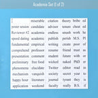 Academia Word Magnets
