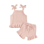 Baby Girl Knitted Shorts Clothing Suit
