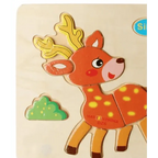 Baby Wooden Puzzle Toys for Toddlers Developing Educational Kids Toys For Children Game Cartoon Animal Gift 3 Years