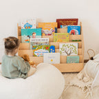 Front facing bookshelf
