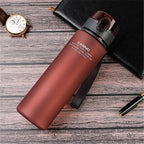 BPA Free Leak Proof Sports Water Bottle High Quality Tour Hiking Portable My Favorite Drink Bottles 400ml 560ml Water Bottle Sport Frosted Tour Outdoor Leak Proof Seal Child School Water Bottles for Children Kids