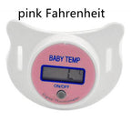Baby pacifier digital thermometer