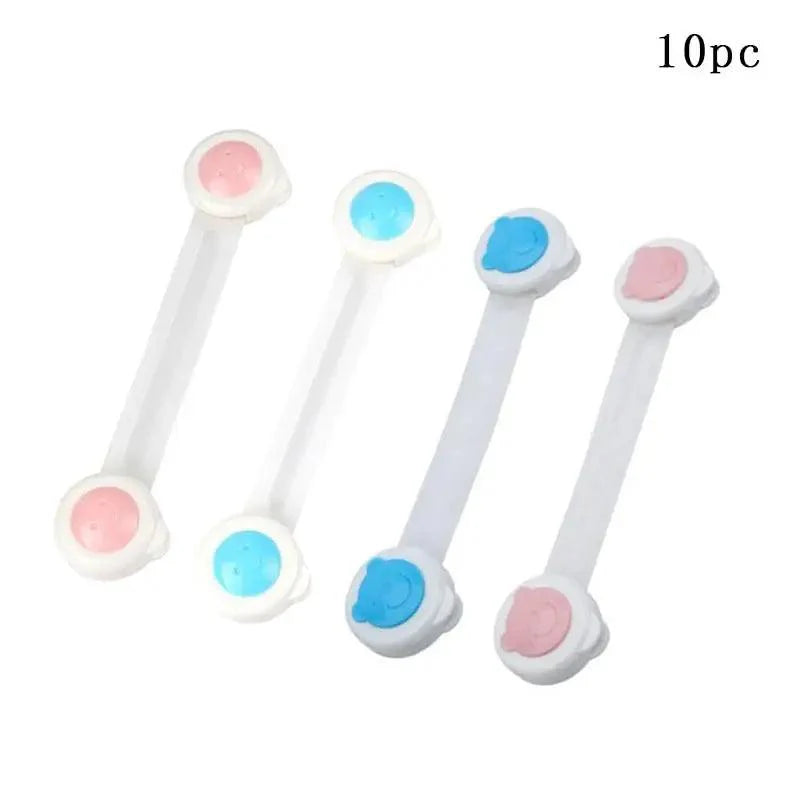 Child Safety Cabinet Lock Baby Proof Security Protector Drawer Door Cabinet Lock Plastic Protection Kids Safety Door Lock