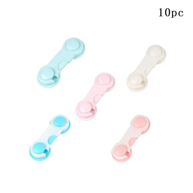 Child Safety Cabinet Lock Baby Proof Security Protector Drawer Door Cabinet Lock Plastic Protection Kids Safety Door Lock