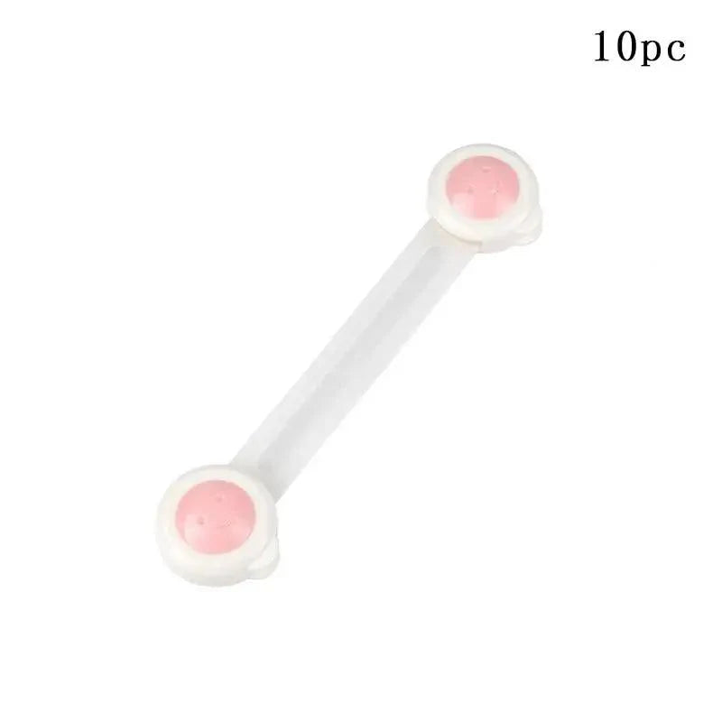 Child Safety Cabinet Lock Baby Proof Security Protector Drawer Door Cabinet Lock Plastic Protection Kids Safety Door Lock