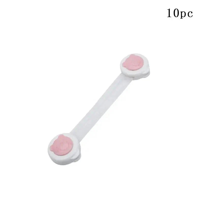Child Safety Cabinet Lock Baby Proof Security Protector Drawer Door Cabinet Lock Plastic Protection Kids Safety Door Lock