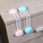 Child Safety Cabinet Lock Baby Proof Security Protector Drawer Door Cabinet Lock Plastic Protection Kids Safety Door Lock