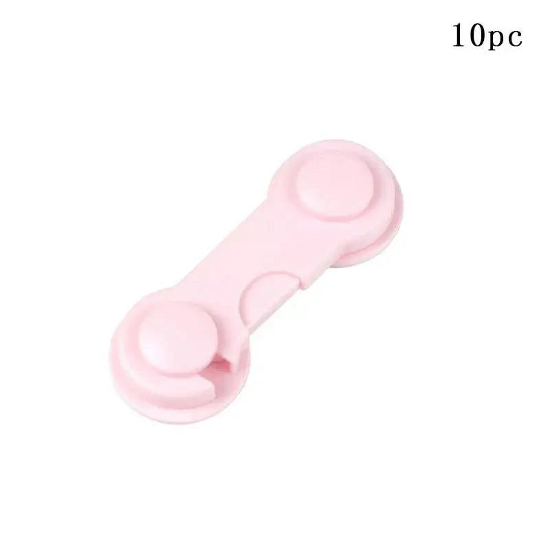 Child Safety Cabinet Lock Baby Proof Security Protector Drawer Door Cabinet Lock Plastic Protection Kids Safety Door Lock