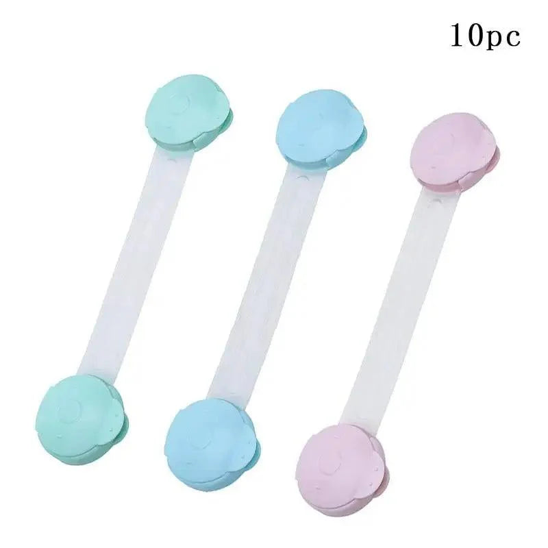 Child Safety Cabinet Lock Baby Proof Security Protector Drawer Door Cabinet Lock Plastic Protection Kids Safety Door Lock