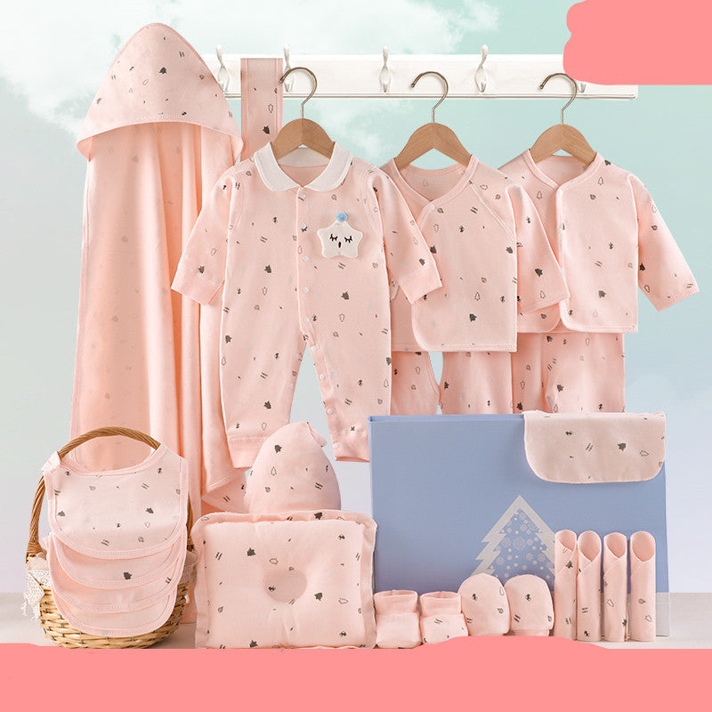 Complete Newborn Welcome Gift Box – 100% Cotton Essentials Set | Carefully selected to comfort and support your baby’s first precious weeks - # BANB11110008