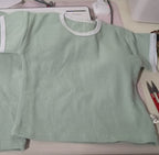 Infant and young children's clothing made of old casual sports short-sleeved suit