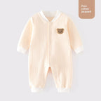 Infant Clothing Class A Pure Cotton Seamless Onesie Baby Pajamas Winter Underwear Crawling Suit