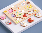 Montessori Shape Matching Puzzle Toy for Toddlers