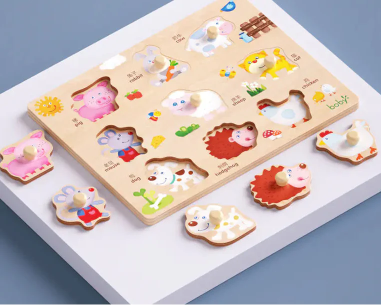 Montessori Shape Matching Puzzle Toy for Toddlers